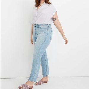 Madewell The Curvy Perfect Vintage Jeans in Fitzgerald Wash Size 35 BNWT